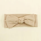 Stretchy Ribbed Bow Knot Baby Headband