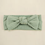 Stretchy Ribbed Bow Knot Baby Headband