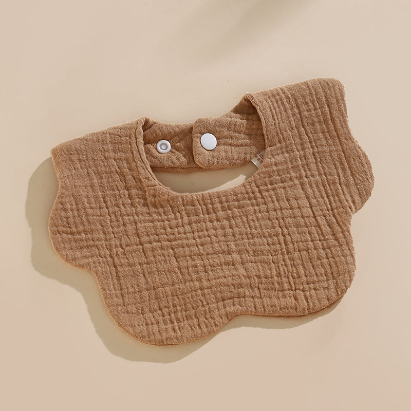 6-Layer Cotton Gauze Petal Baby Bib - image 4
