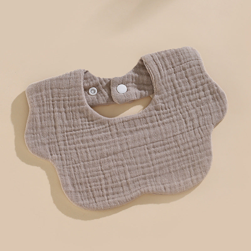 6-Layer Cotton Gauze Petal Baby Bib - image 6