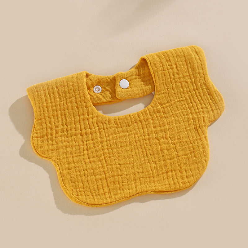 6-Layer Cotton Gauze Petal Baby Bib - image 7