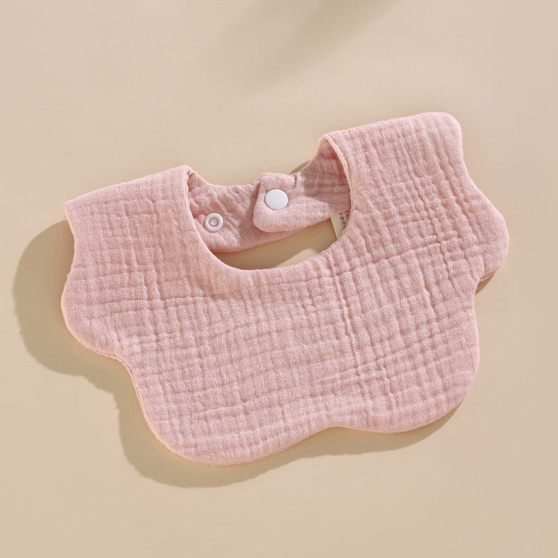 6-Layer Cotton Gauze Petal Baby Bib - image 9