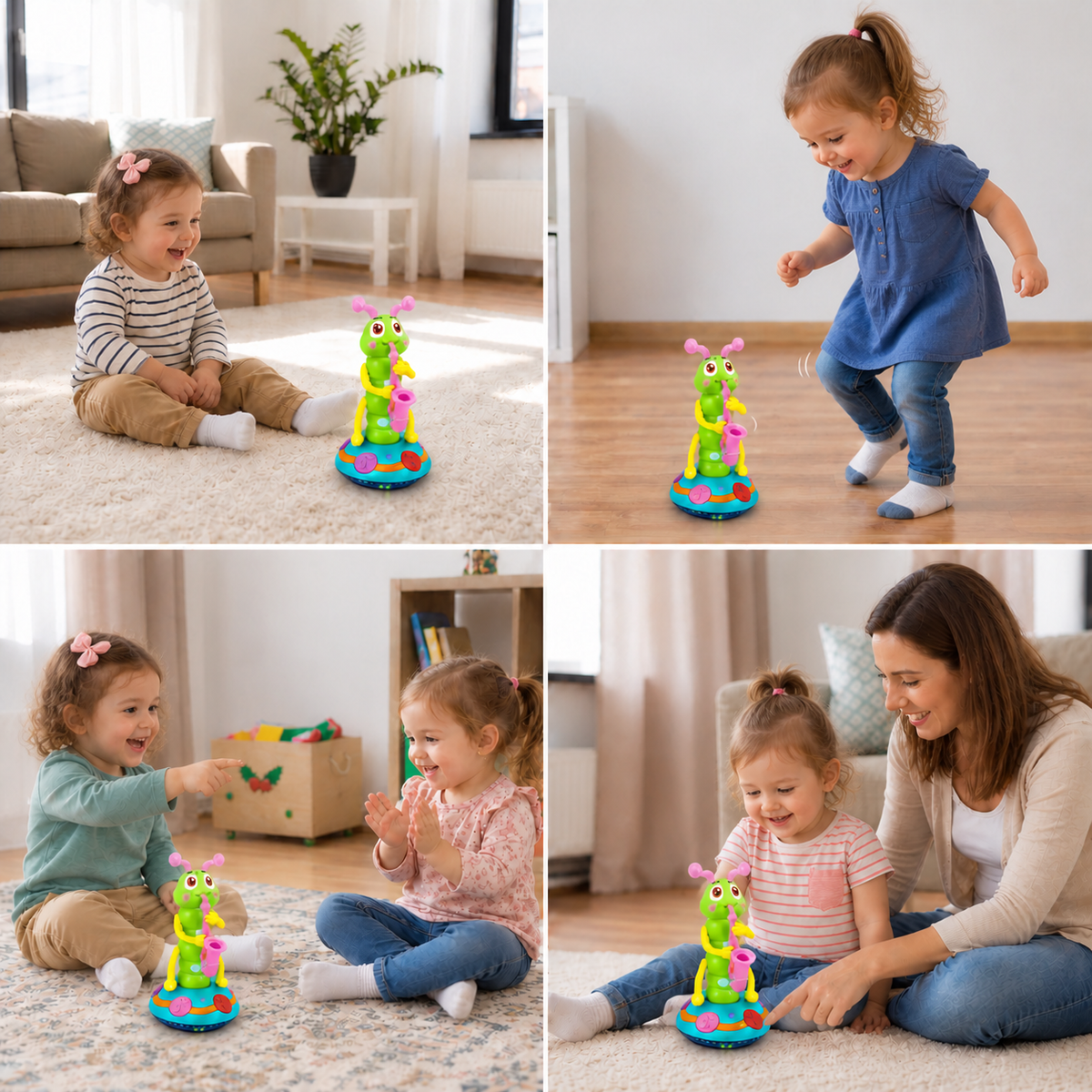 Light-Up Saxophone Caterpillar Toy