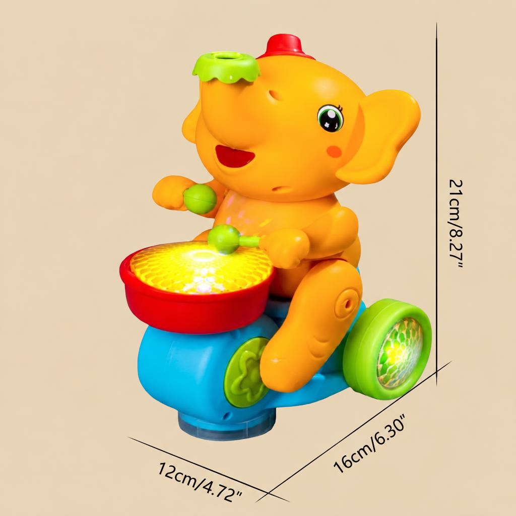 Interactive Elephant Drum and Ball Toy photo 3
