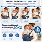 Padded Hip Seat Baby Carrier with Storage
