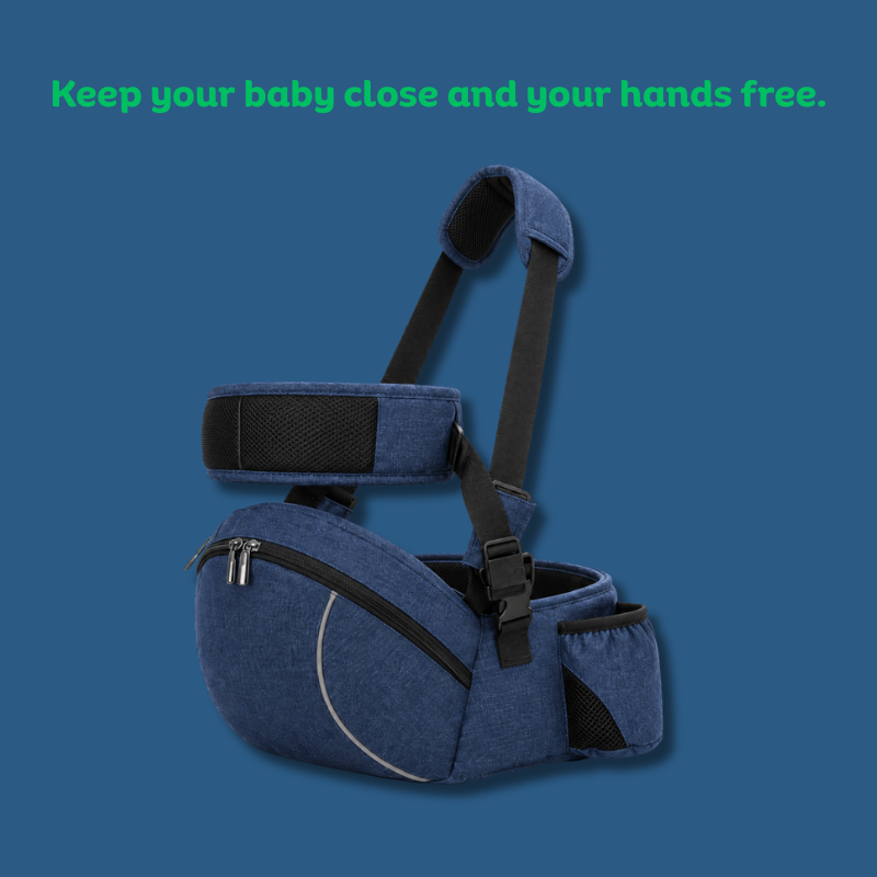 Padded Hip Seat Baby Carrier with Storage