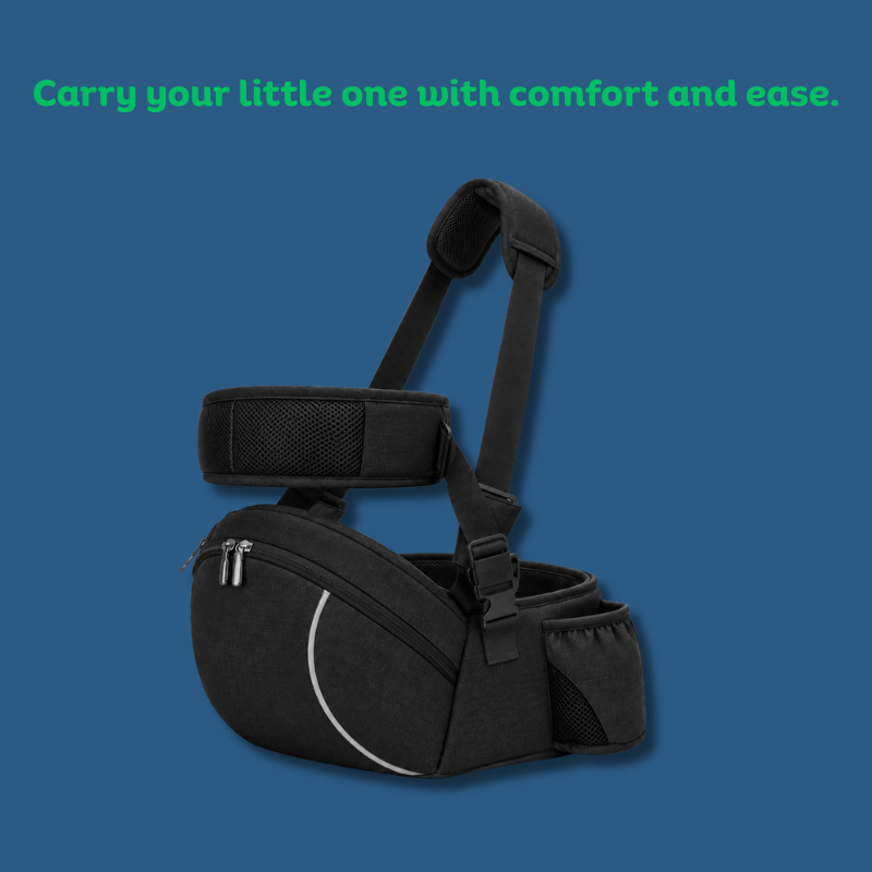 Padded Hip Seat Baby Carrier with Storage