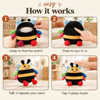 Musical Bouncing Bee Crawling Toy
