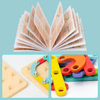 Montessori puzzle board creative thinking for children