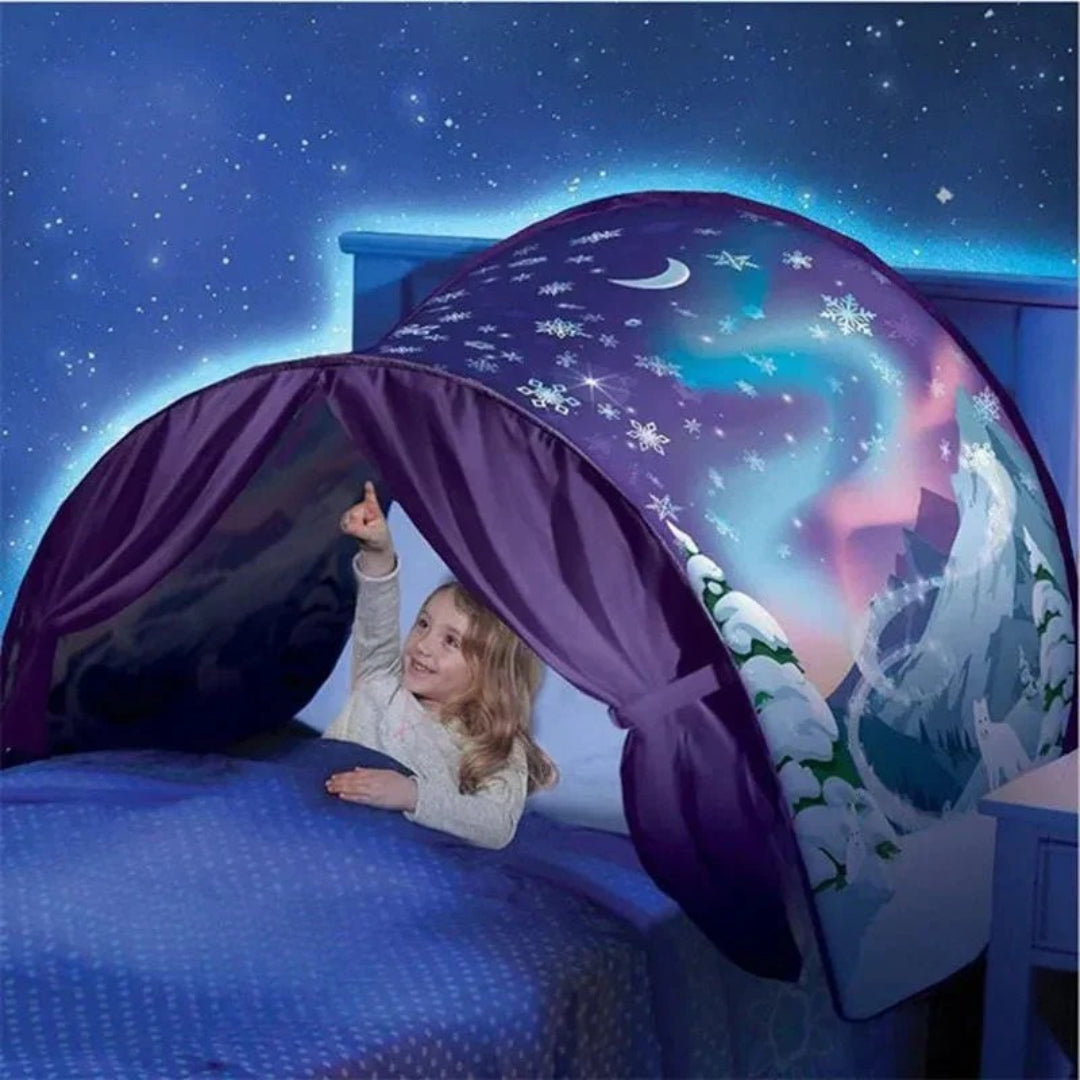 Bed tent for children for sleep and play