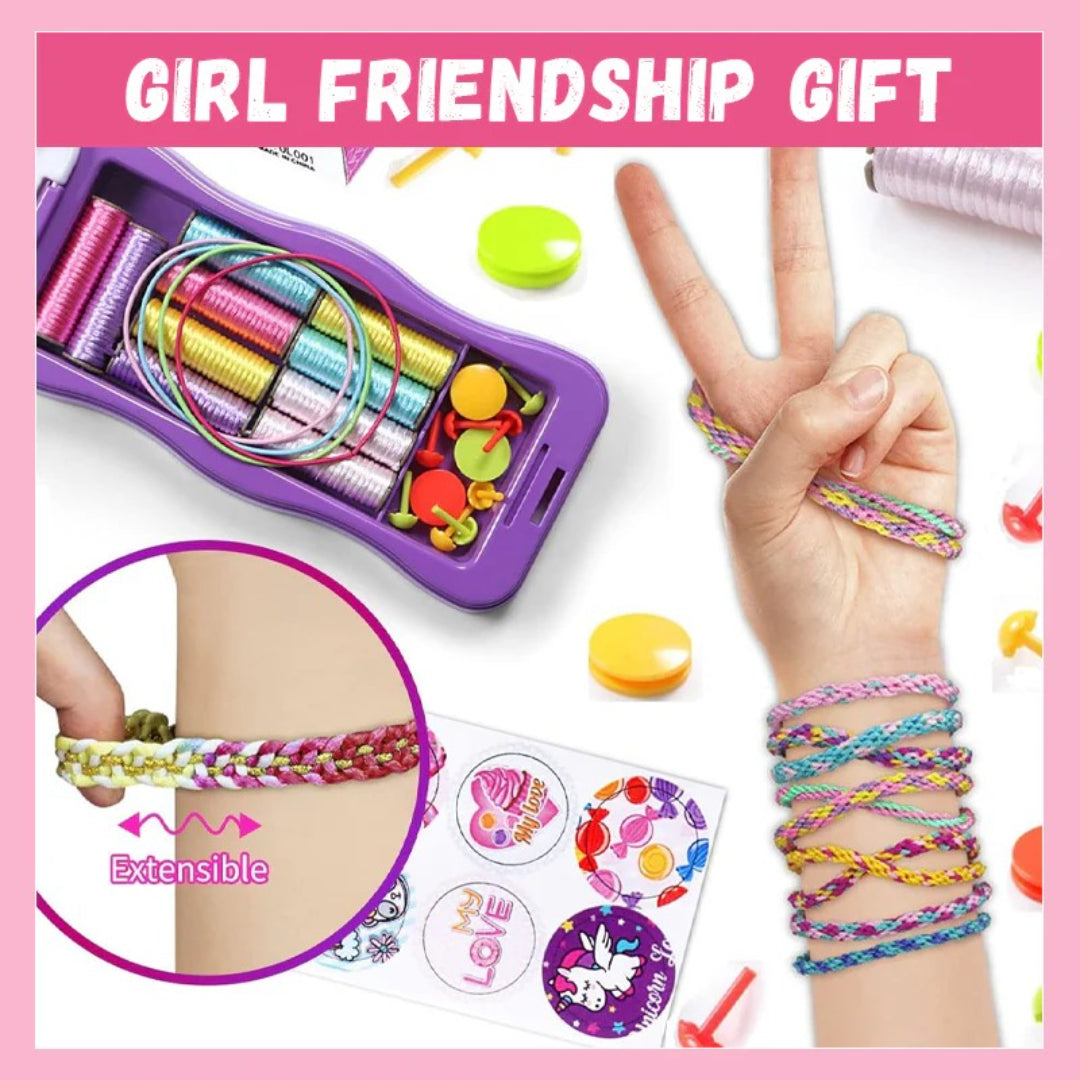 DIY bracelet braiding kit