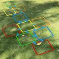 Sensory hop game set colorful outdoor toys