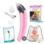 Electric nasal aspirator for babies gentle nasal cleansing
