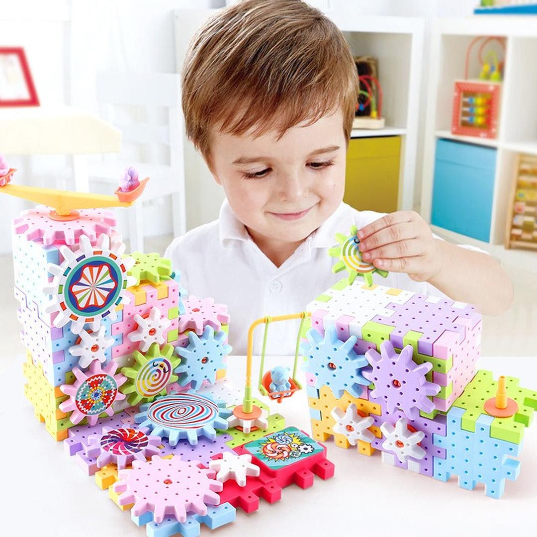 Rotating Building Blocks Creative Building Set for Kids