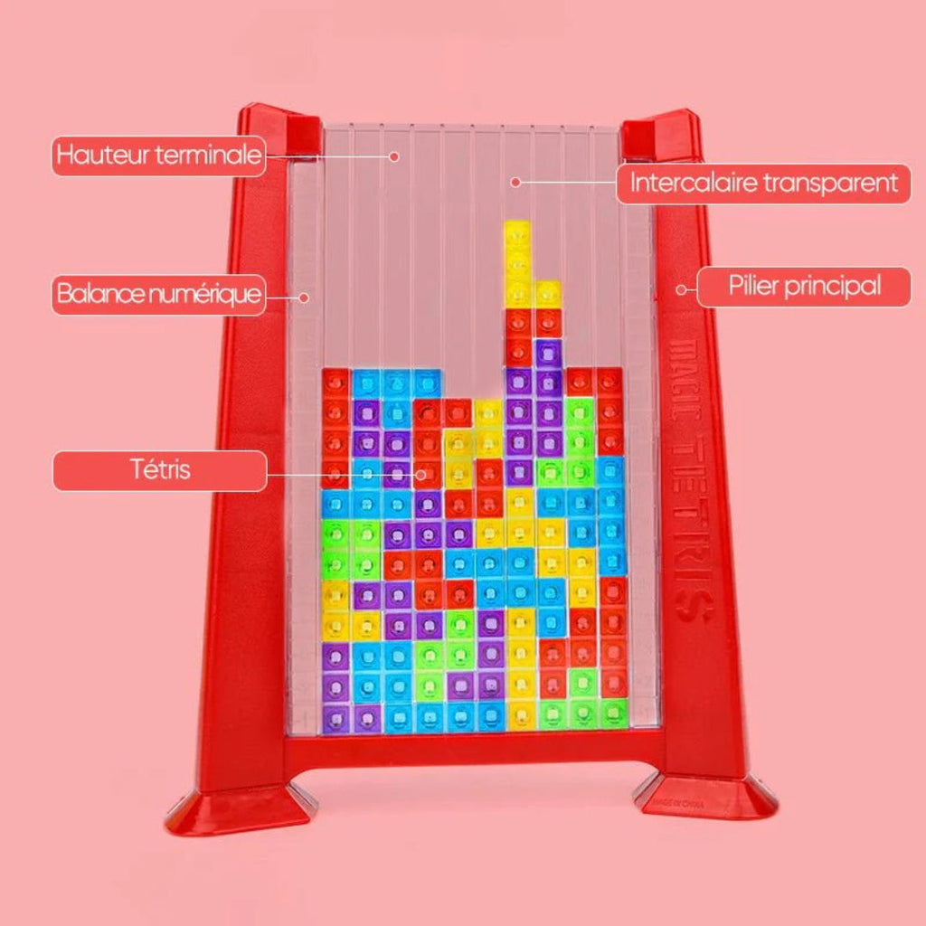 Falling Blocks Logic Game Educational Puzzle