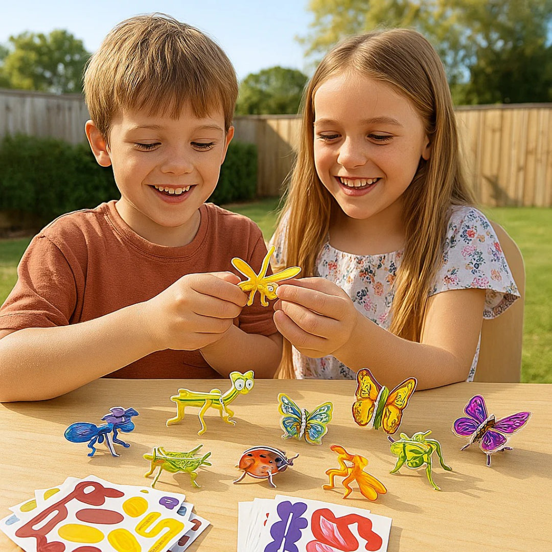 3D tegneserie puslespil byggelegetøj til børn