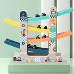 Wooden car ramp roller toy for toddlers