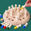 Wooden Memory Game for Children with Colour Matching