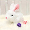 Soft plush Easter bunny, interactive toy for children