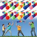 Catch and throw ball foam toy with rainbow tail