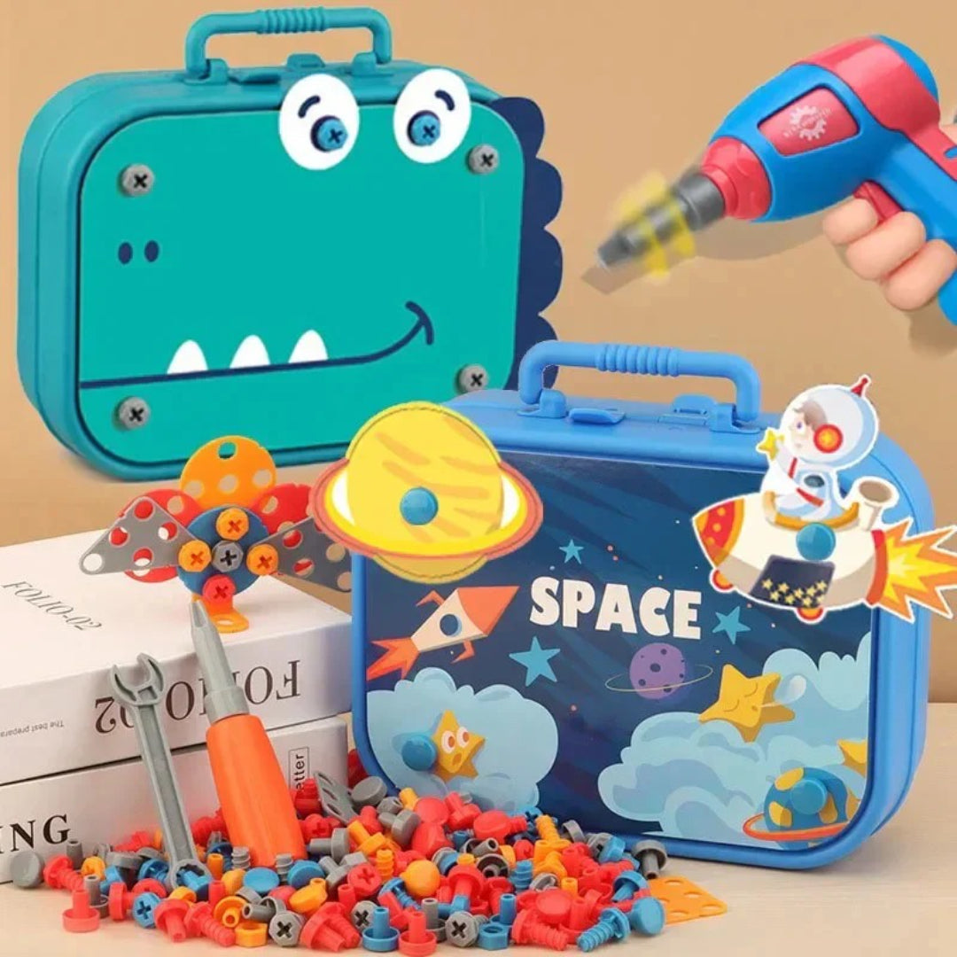 Portable activity board for children creative toy
