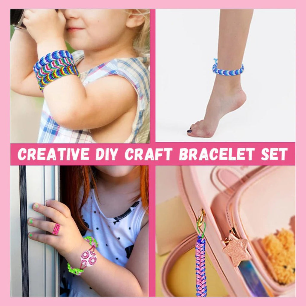 DIY bracelet braiding kit