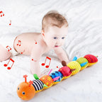 Musical caterpillar baby soft sensory toy