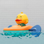 Kayak duck bath toy