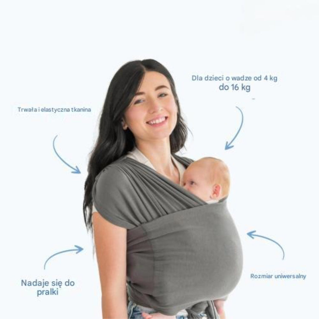 Ergonomic baby wrap for comfortable carrying