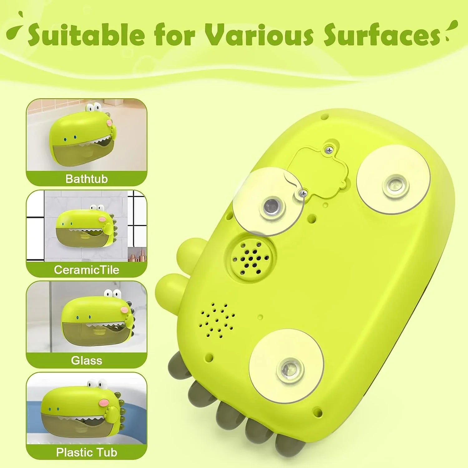 Dino Bubble Buddy til plaskende badeleg