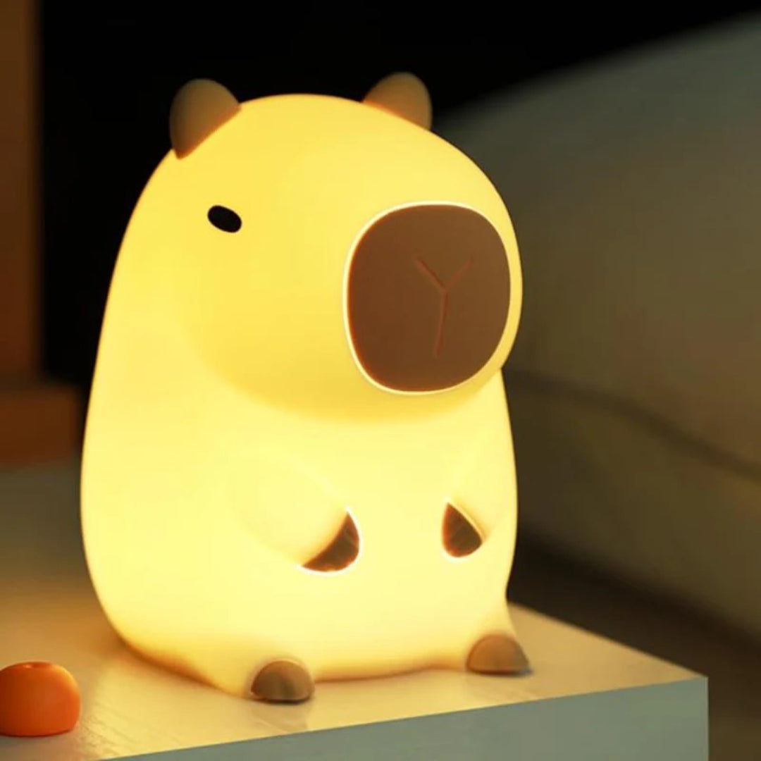 Silicone rechargeable night light with soft light