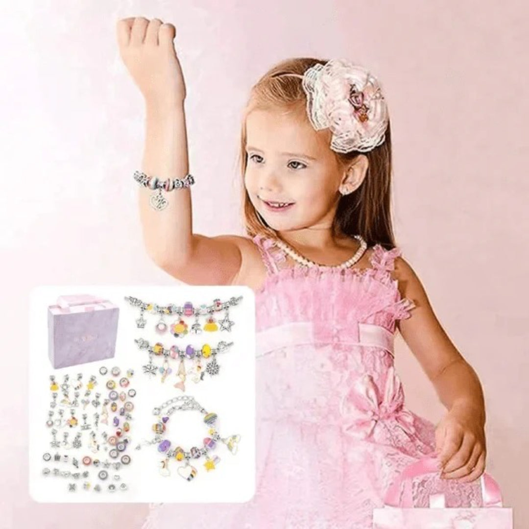 Personalized Bracelet Set DIY Jewelry Set with Storage Box
