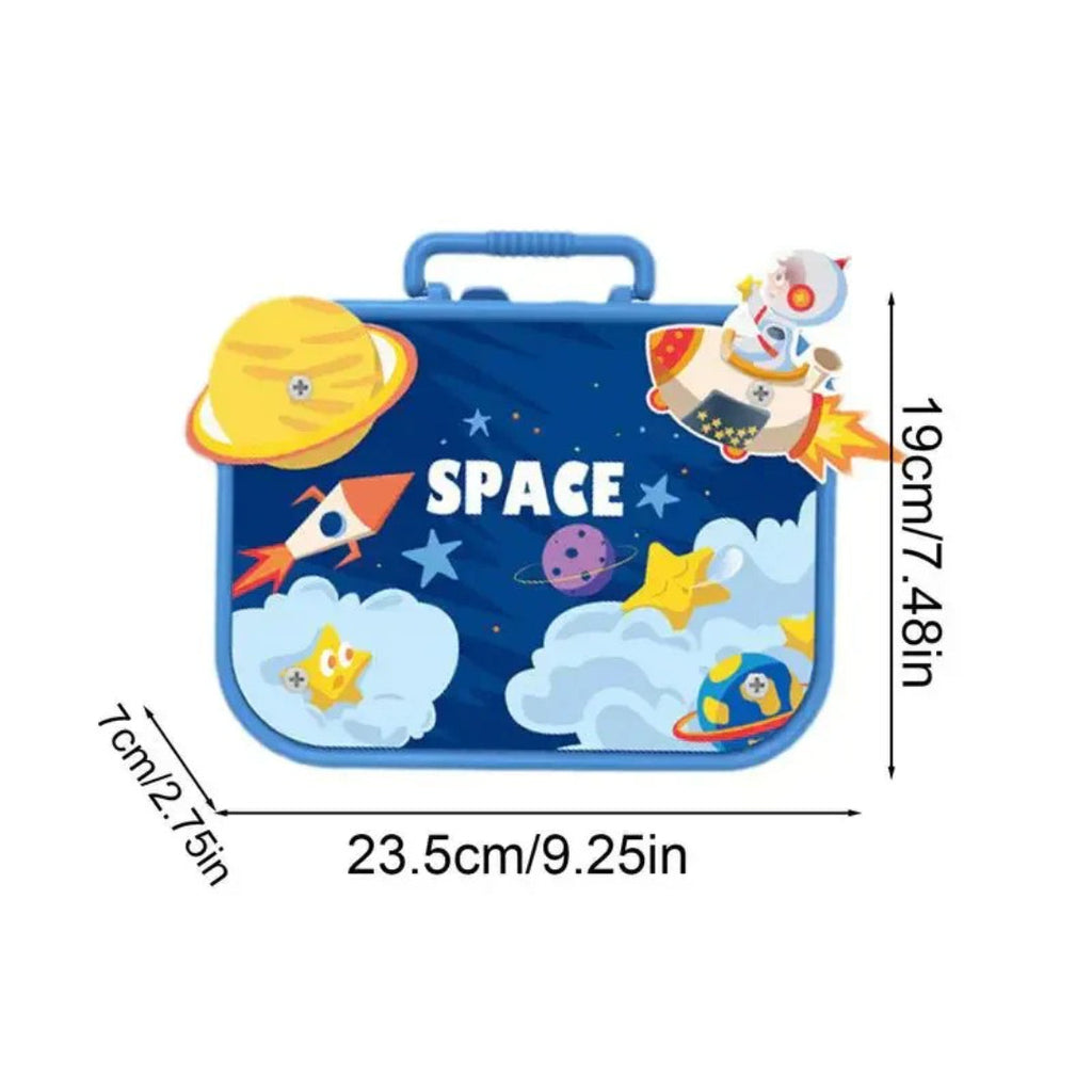 Portable activity board for children creative toy