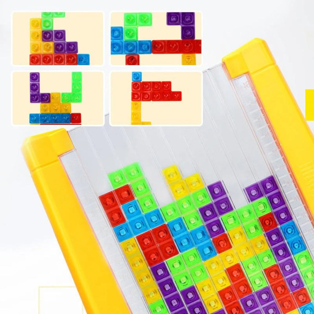 Falling Blocks Logic Game Educational Puzzle