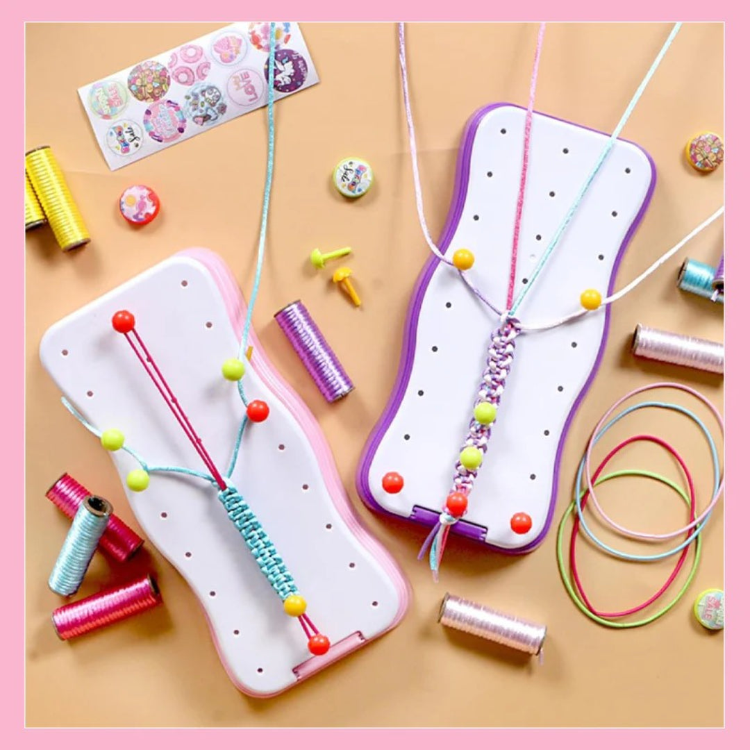 DIY bracelet braiding kit