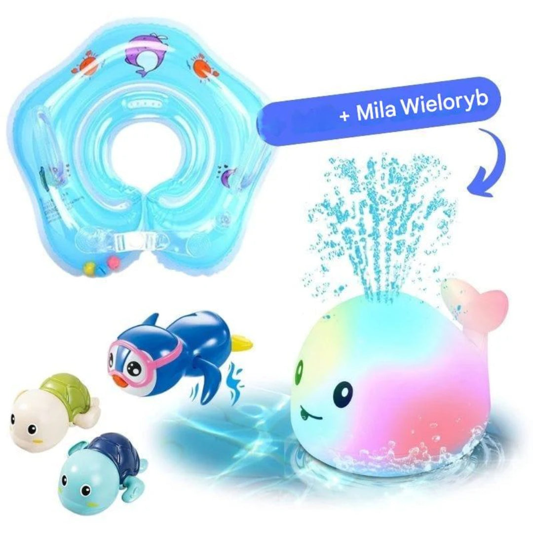 Inflatable baby boat with secure seat