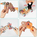 100-piece tool set for children creative building play