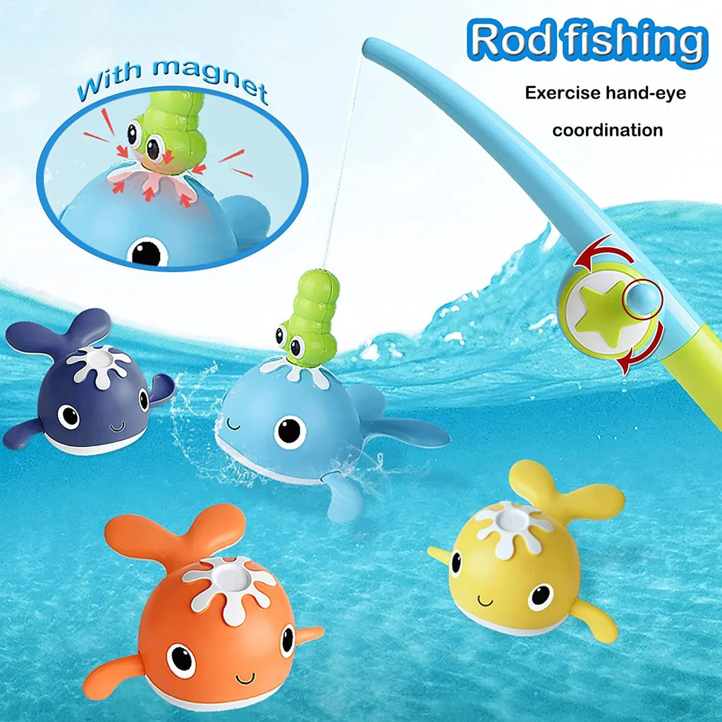 Fun bath fishing set for bath time
