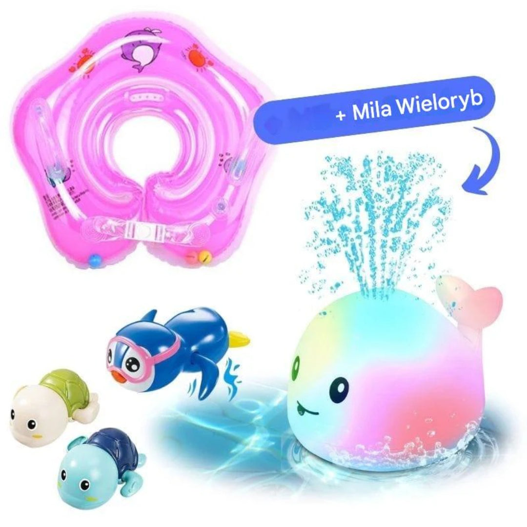Inflatable baby boat with secure seat
