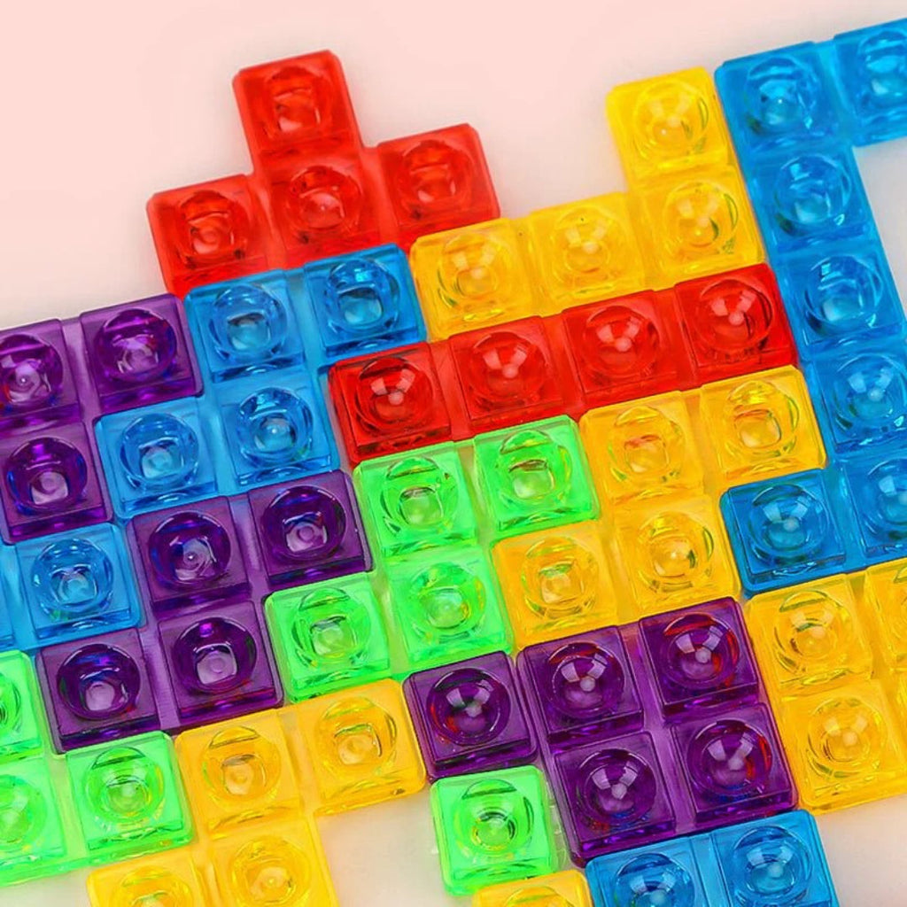Falling Blocks Logic Game Educational Puzzle