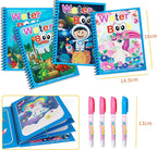 Magic Reusable Mess-Free Water Colouring Book