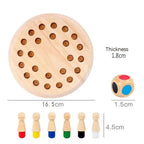 Wooden Memory Game for Children with Colour Matching