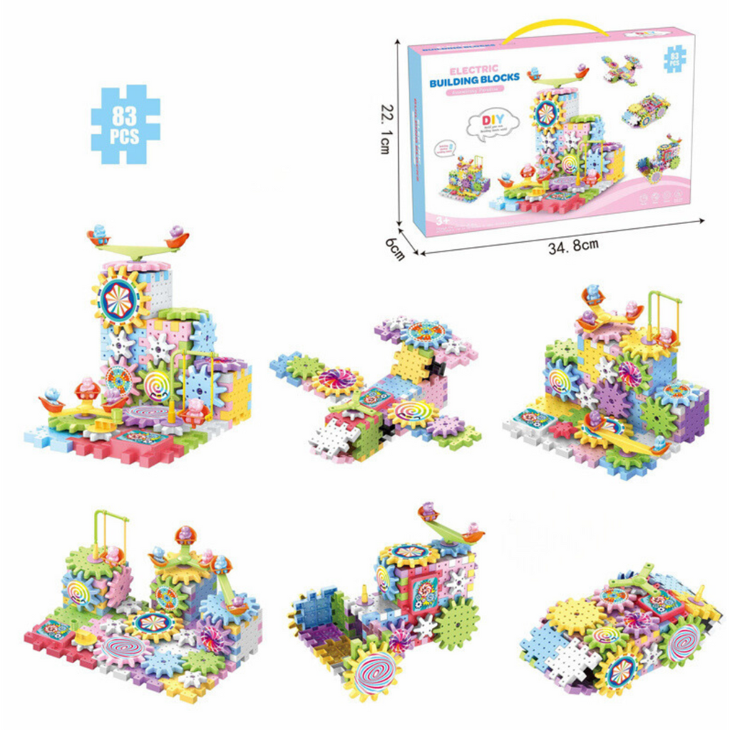 Rotating Building Blocks Creative Building Set for Kids