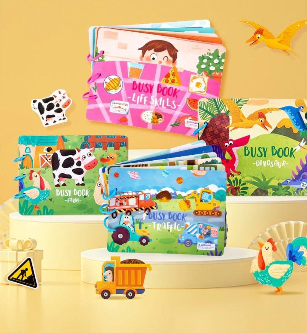 Activity book for children educational learning booklet