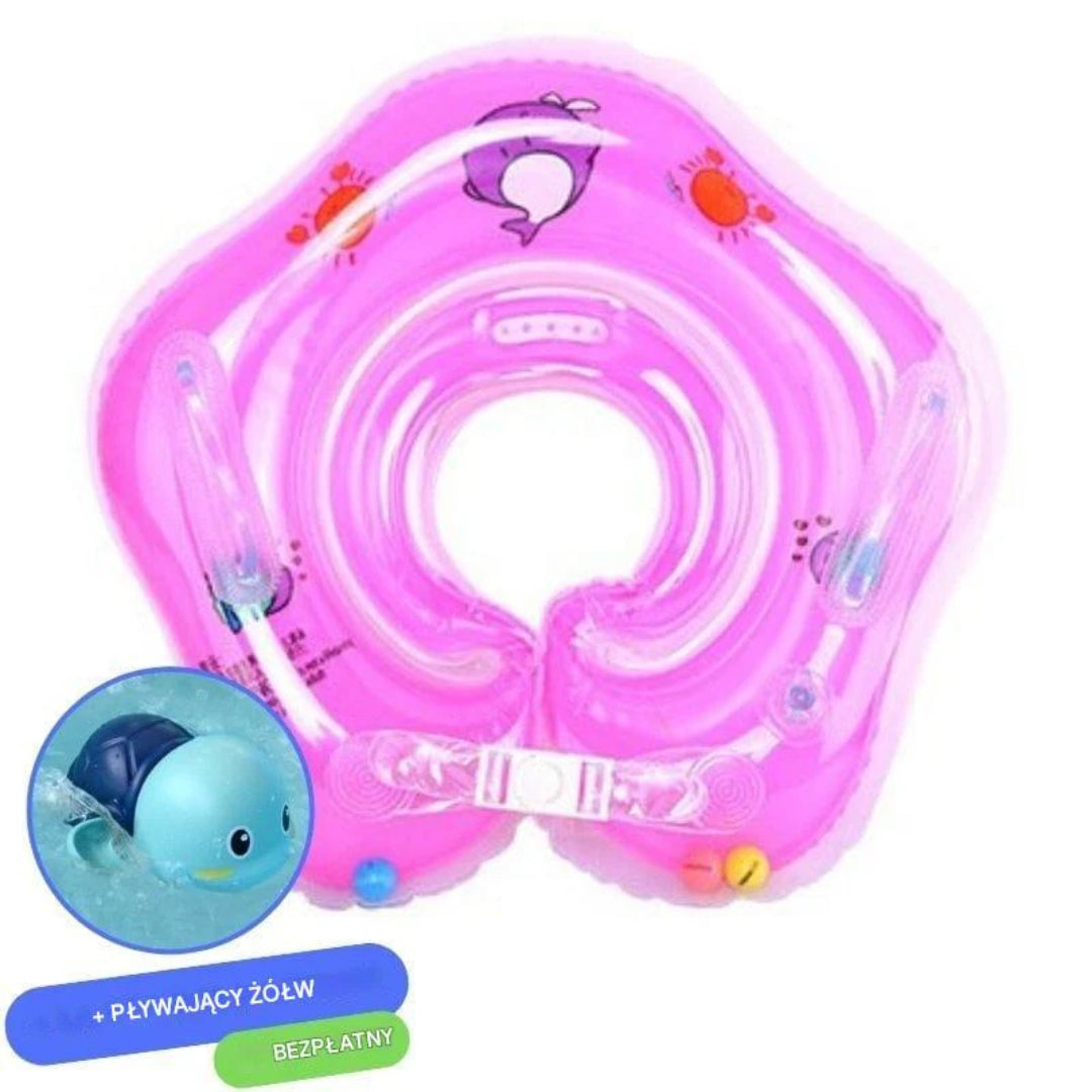 Inflatable baby boat with secure seat