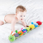 Musical caterpillar baby soft sensory toy