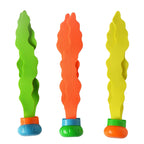 Pool diving toy set water plant throwing game