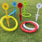 Ring toss game for the garden outdoor family game