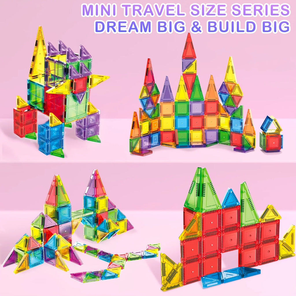 Magnetic Building Set with 32-Piece STEM Building Blocks