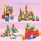 Magnetic Building Set with 32-Piece STEM Building Blocks